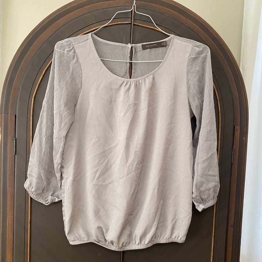 Gray blouse